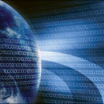 cyber digital globe