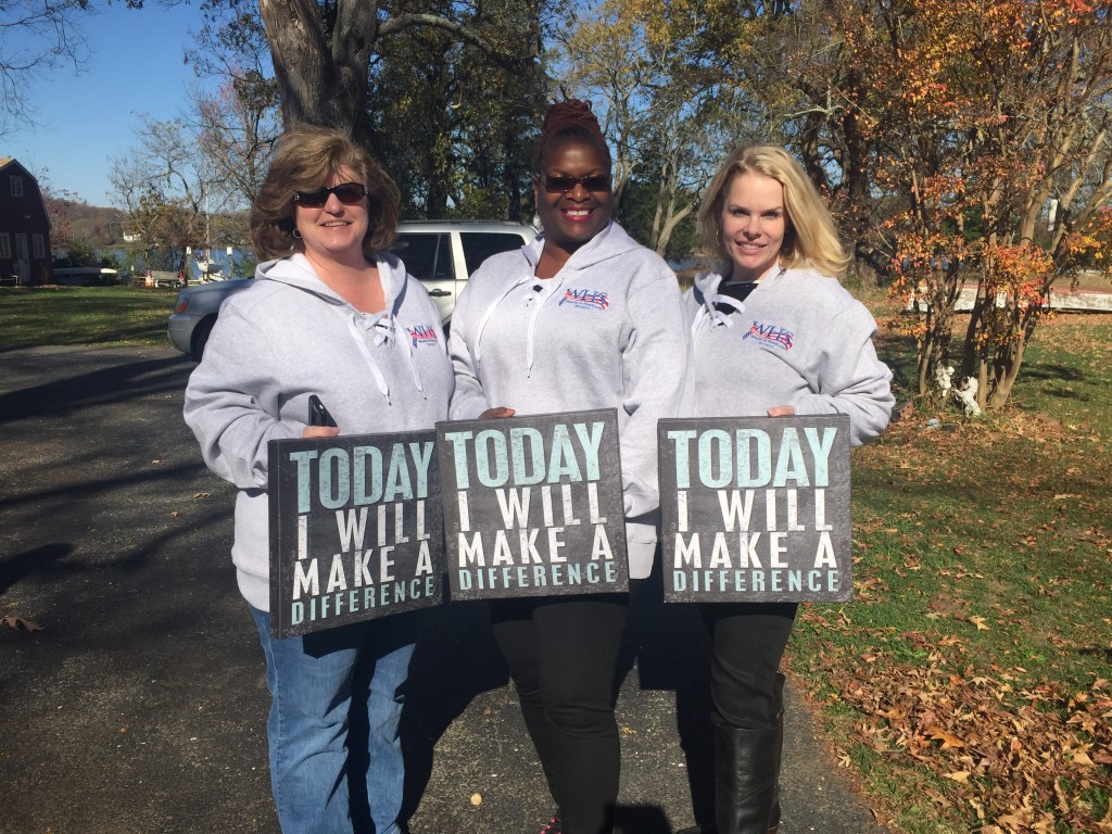 WHS Board Members Patty Todaro-Bolin, Pamela Sharp, and Courtney Hammond make a difference!