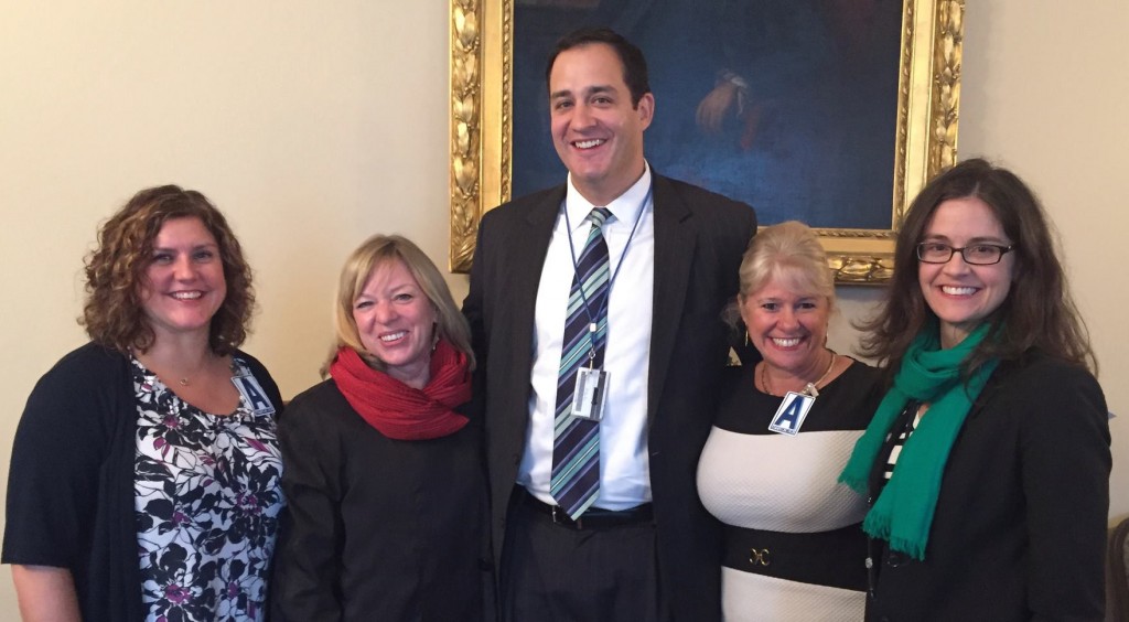 Board members Kara Sidener, Mary Hanson with Jose Arrieta, OSDBU, Treasury and Eileen Parise and Emily Ohland.